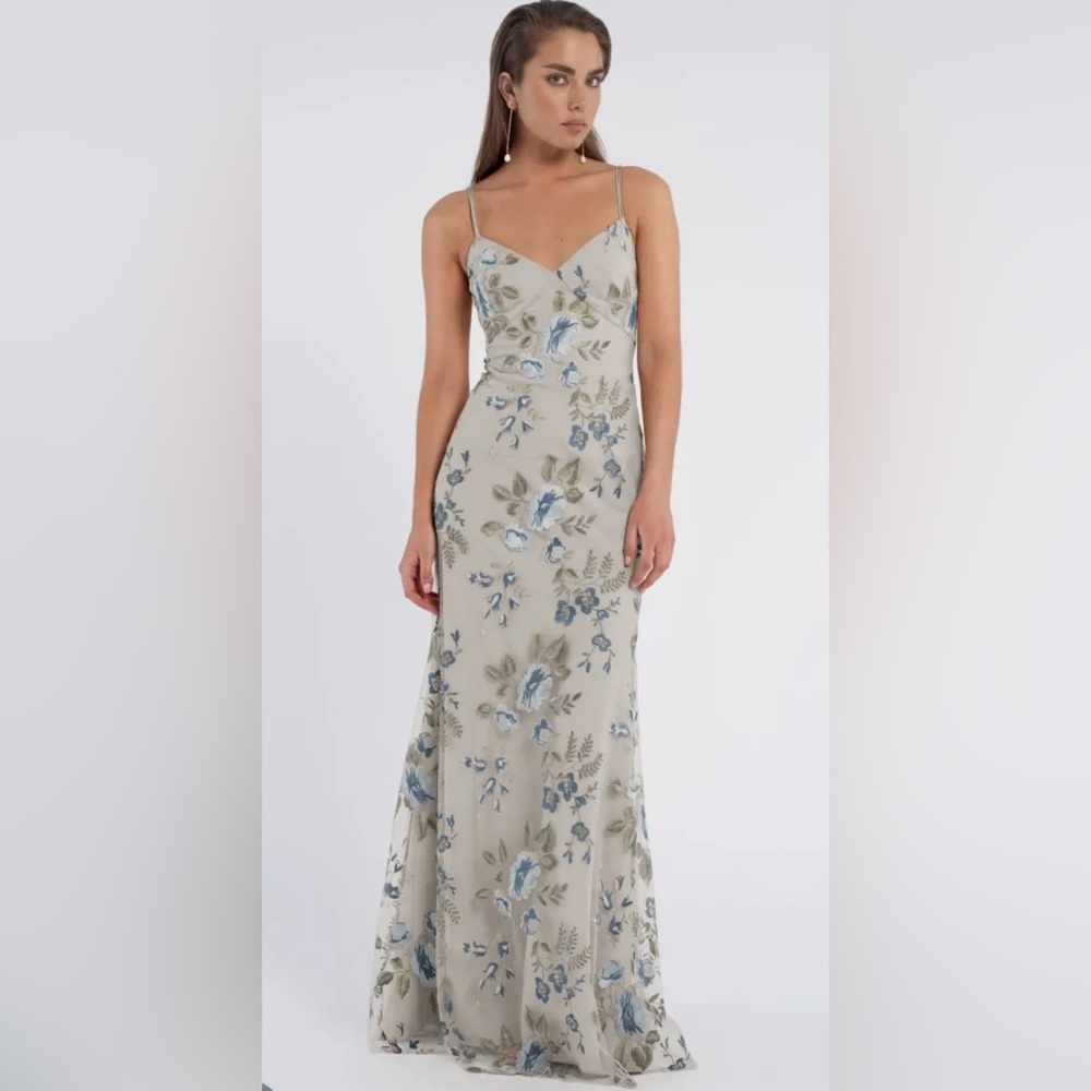 Jenny Yoo Julianna Dress in Blue Agate